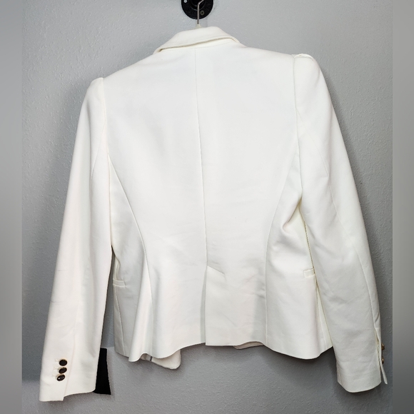 NWT Zara Basic Women's White Blazer - Picture 4 of 6